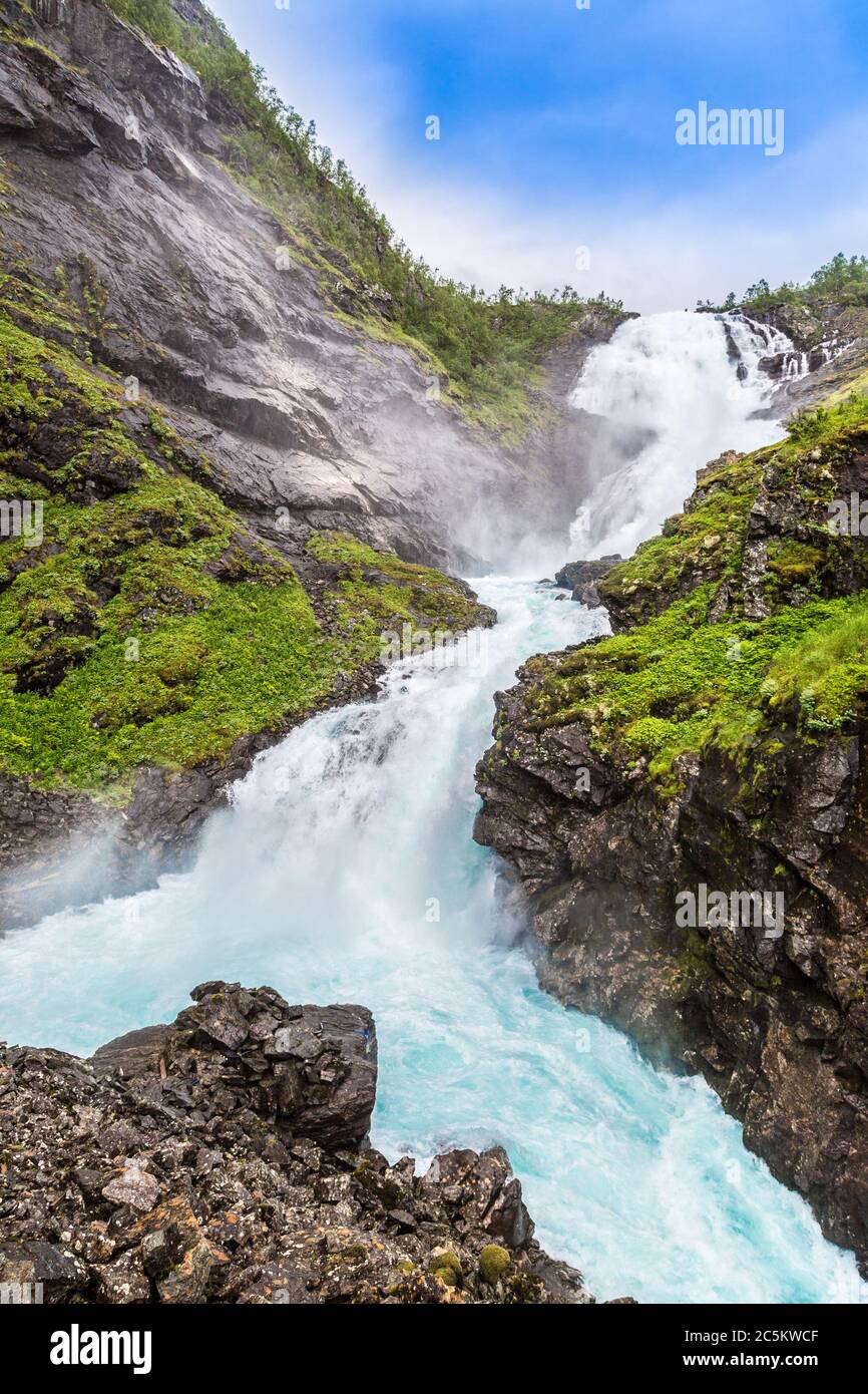 Kjosfossen Waterfall
